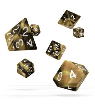 Oakie Doakie Dice Würfel RPG-Set Gemidice - Hornet 7 Stück